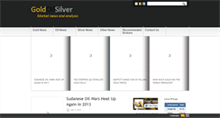 Desktop Screenshot of goldoilsilver.com