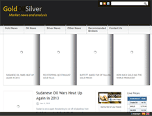Tablet Screenshot of goldoilsilver.com